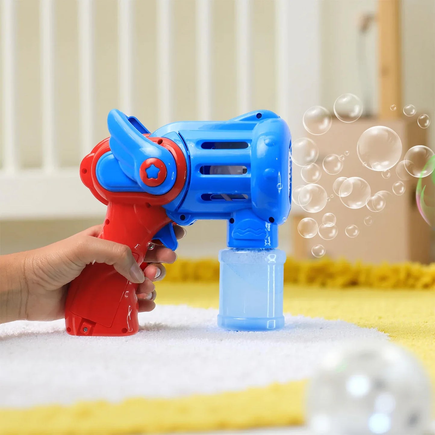 Rechargeable Bubble Gun Toy For Kids (1 Set) - Zidbik
