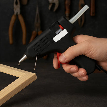 20w Hot Melt Glue Gun Fast-heating Craft Repair Adhesive Applicator (1 Pc) - Zidbik
