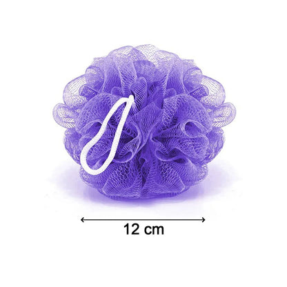 6074 Bath Shower Loofah Sponge Pouf Body Scrubber (Pack Of 6pcs) - Zidbik