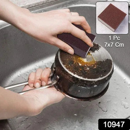 Multipurpose Kitchen Cleaning Sponge Scrub Block (7 X 7 Cm 1 Pc) - Zidbik