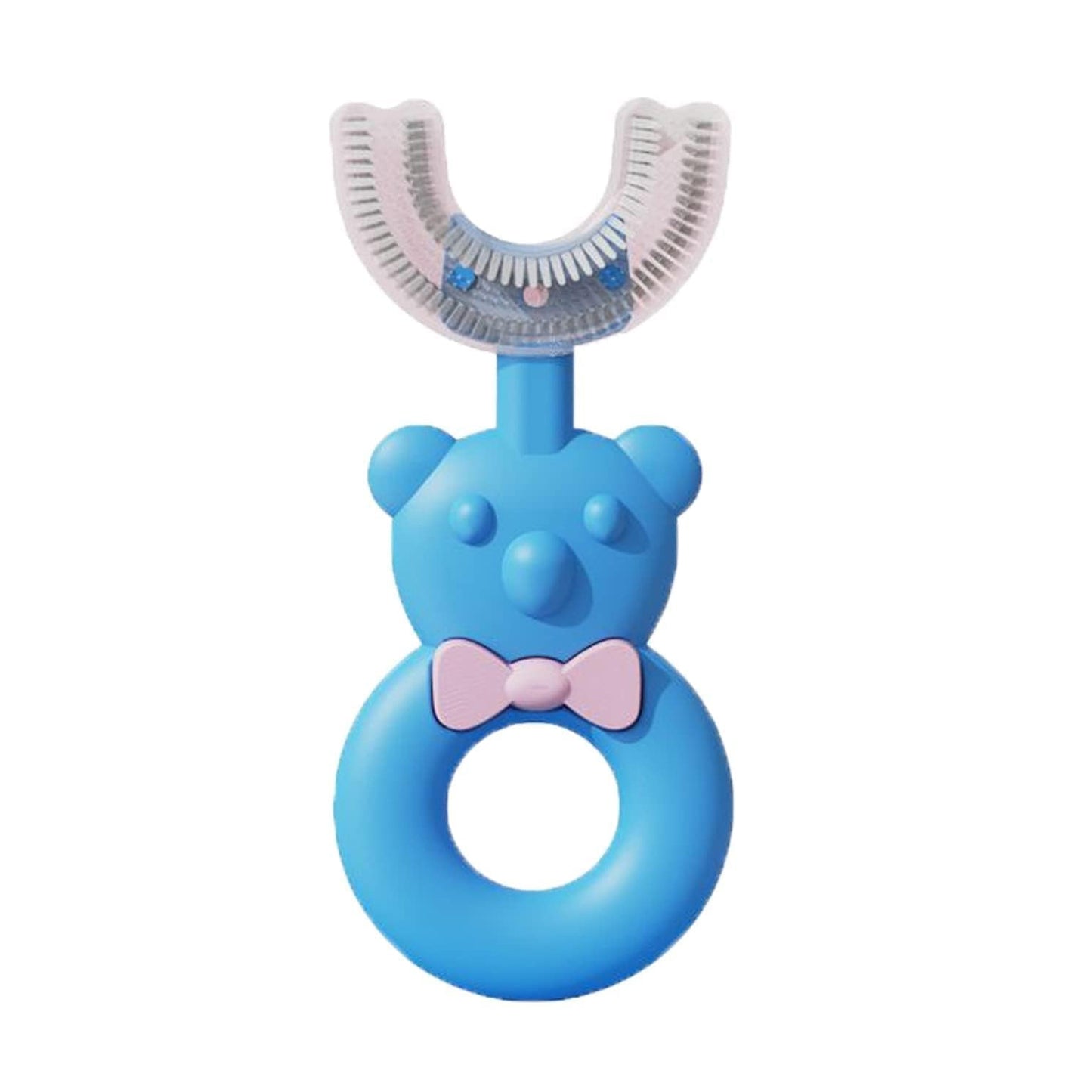 Baby Bear U-shaped Toothbrush Silicone Brush Head (1 Pc) - Zidbik
