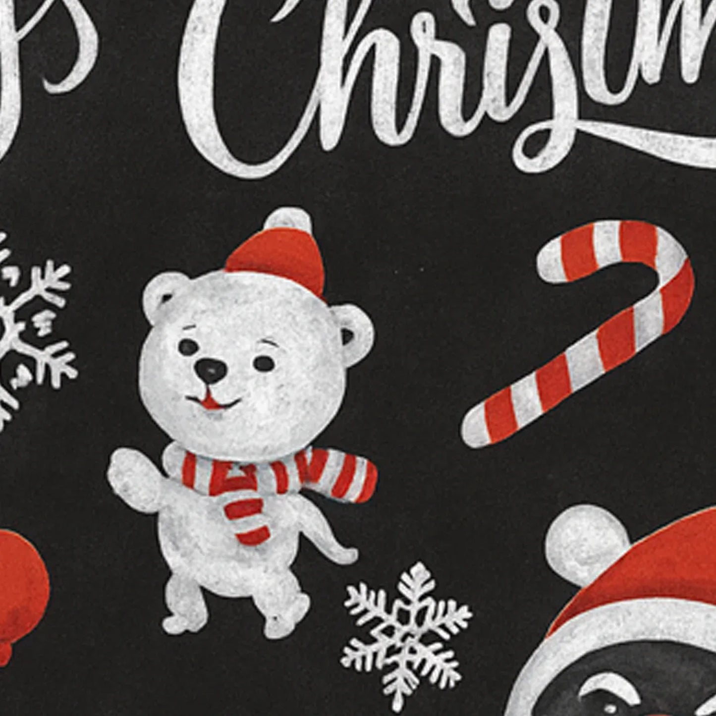 Christmas Theme Decorative Wall Sticker 90x60 Cm (1 Pc) - Zidbik