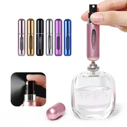 Mini Portable Perfume Empty Spray Bottle (1 Pc Mix Color) - Zidbik