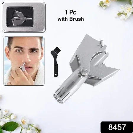 Stainless Steel Painless Nose Hair Remover (1 Pc) - Zidbik