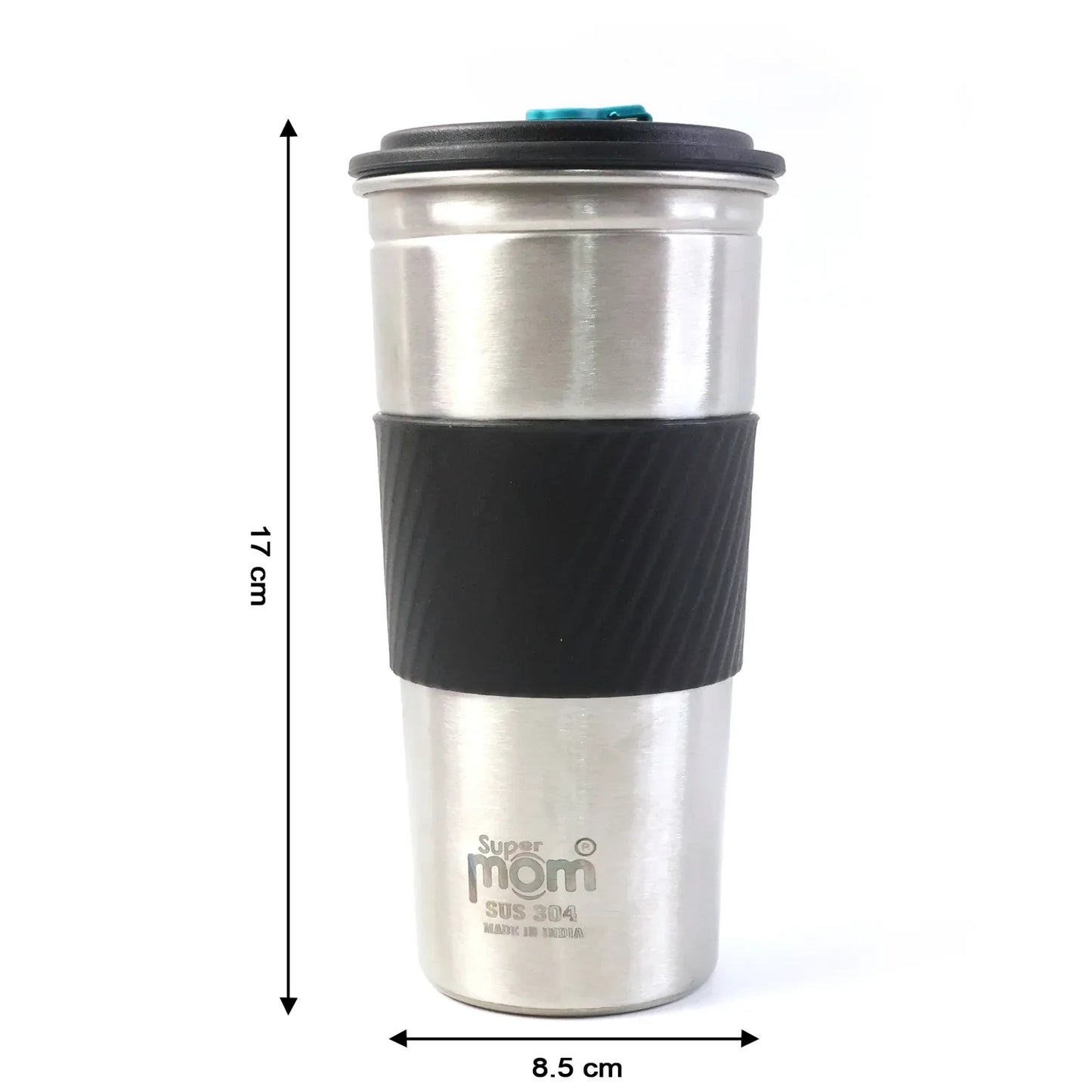 Supermom Stainless Steel Sip Mate Travel Tumbler (Approx. 500 Ml) - Zidbik
