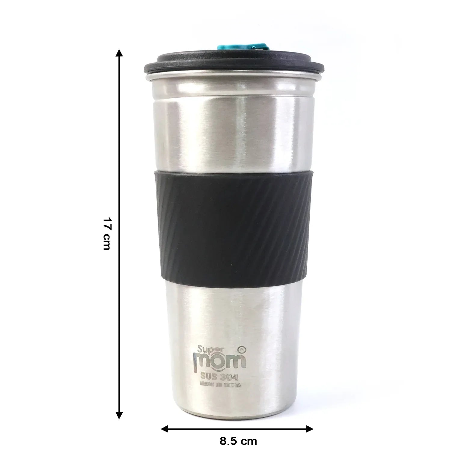Supermom Stainless Steel Sip Mate Travel Tumbler (Approx. 500 Ml) - Zidbik