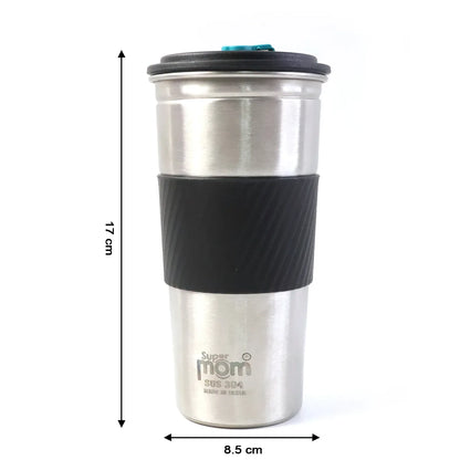 Supermom Stainless Steel Sip Mate Travel Tumbler (Approx. 500 Ml) - Zidbik