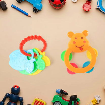Plastic Baby Rattle Toys 5 Pcs Set - Zidbik