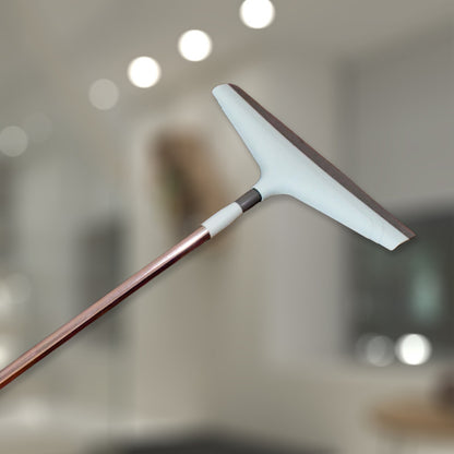 8708 Ganesh Telescopic Bathroom Wiper 12 Inch (30 Cm) - Zidbik