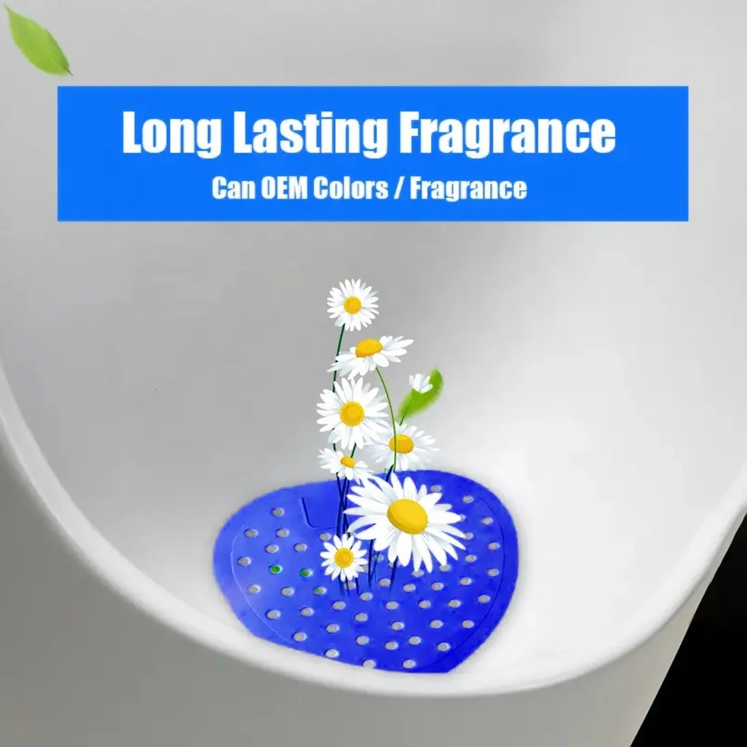 1310a Urinal Screen Deodorizer Scented Urinal Screen Lasting Fragrance Silicone Clean Descaling ( 1 Pc ) - Zidbik