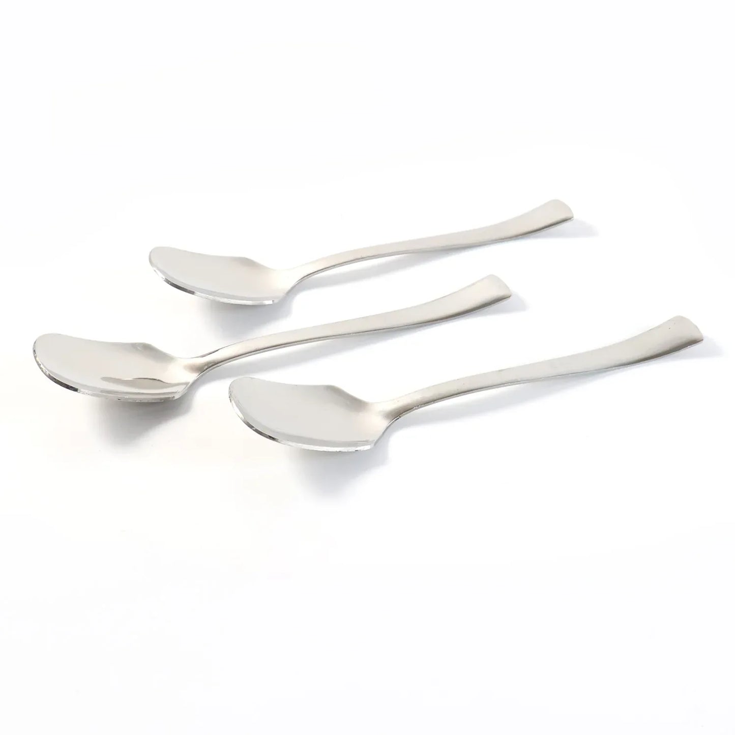 Stainless Steel Ice-cream Spoon - (3 Pc Set) - Zidbik