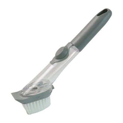 2 In 1 Soap-dispensing Dish Brush - (Set) - Zidbik