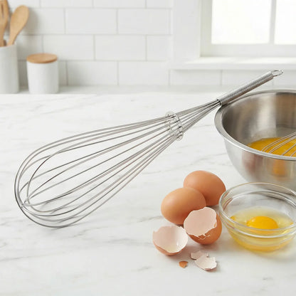 Manual Stainless-steel Egg Beater Whisk (1 Pc) - Zidbik