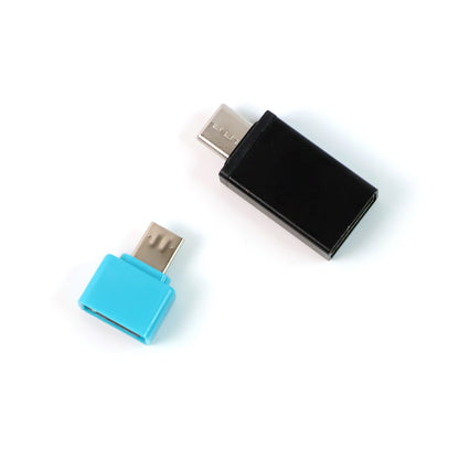 Usb Micro  Type-c  To Usb-a Otg Adapter - (2 Pc  Set) - Zidbik
