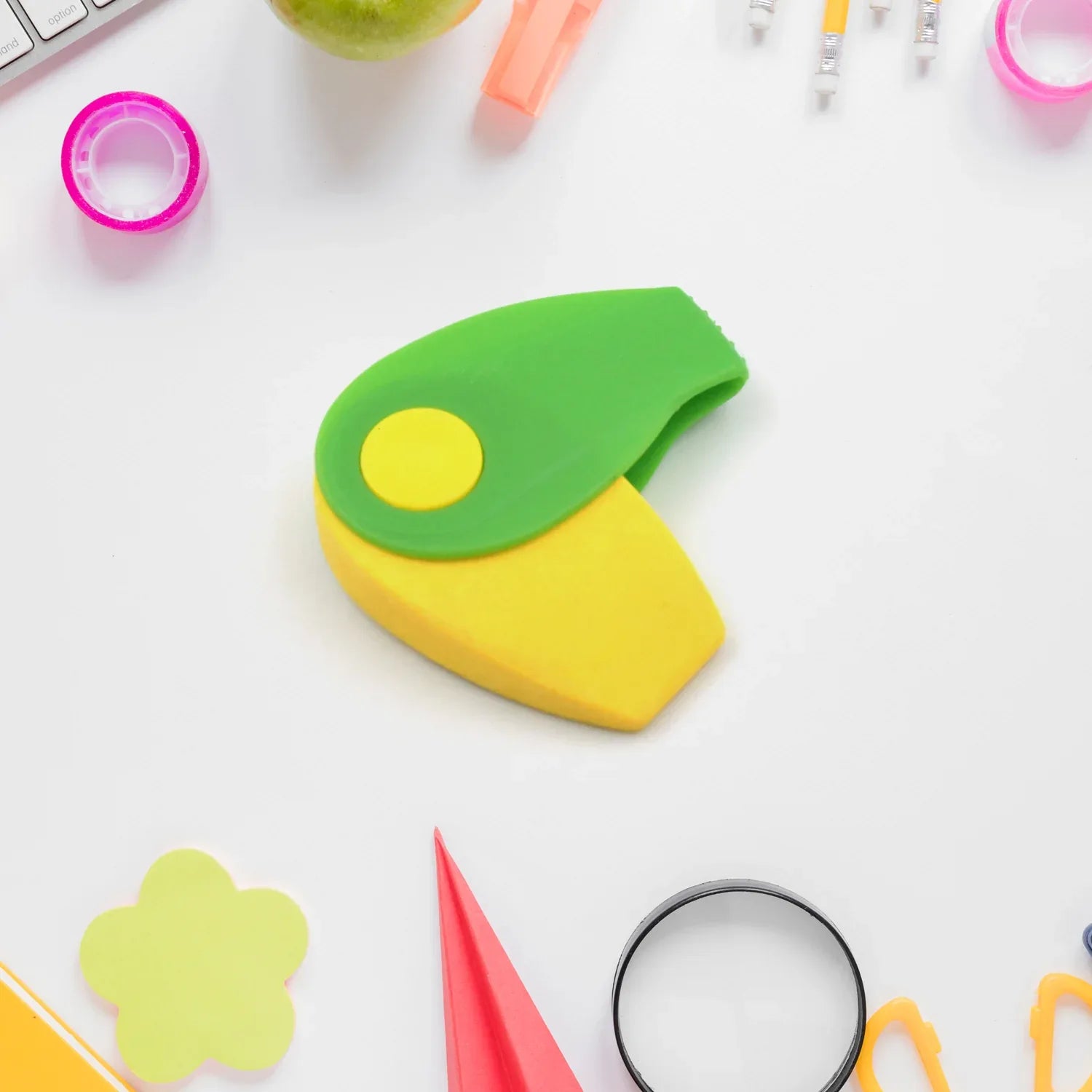 7990 Flair Creative Spinner Dust Free Non-toxic Eraser Enviromental Rotate Eraser For Girls Boys Eraser For School Bday Return Gift Erasers Pencils Set For Kids Educational Stationary Kit School Supplies (1 Pc) - Zidbik