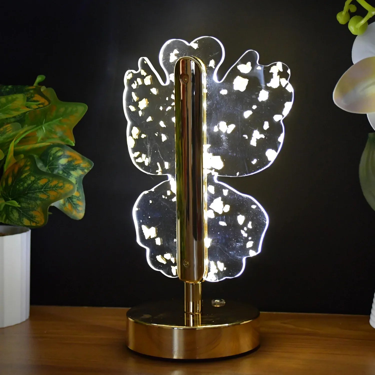 Luxury Golden Crystal Led Table Lamp (1 Pc) - Zidbik