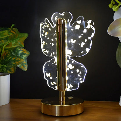 Luxury Golden Crystal Led Table Lamp (1 Pc) - Zidbik