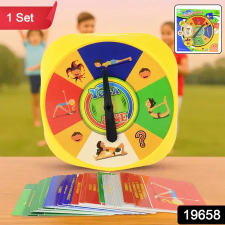 Yoga Spinner Game For Kids And Adults Set - Zidbik