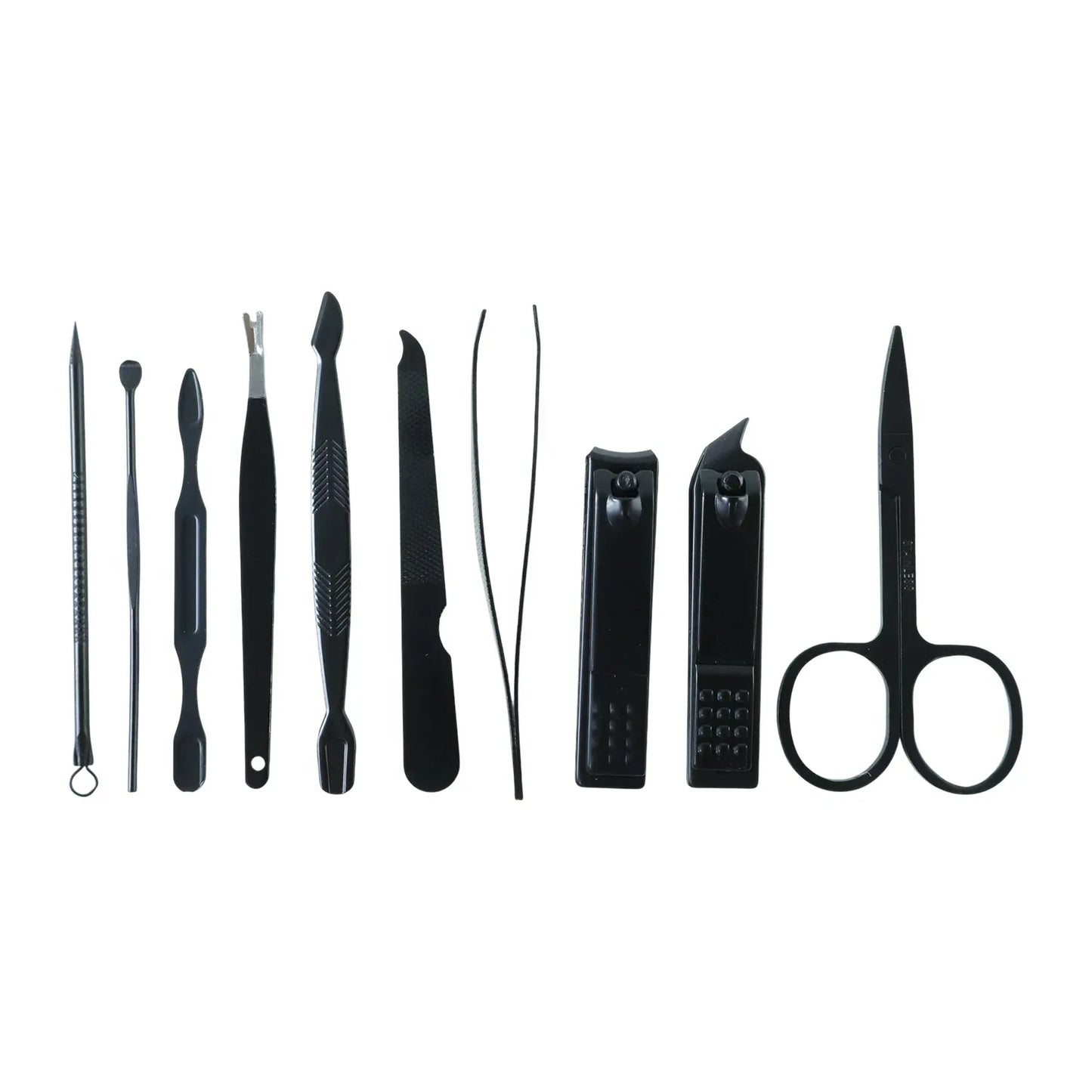 10 In 1 Professional Manicure Pedicure Grooming Kit - Zidbik