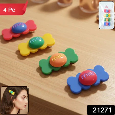 Cute Candy Shape Colorful Hair Clips - Zidbik