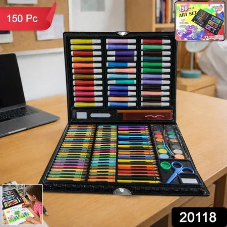 150 Piece Complete Art And Drawing Color Kit - Zidbik