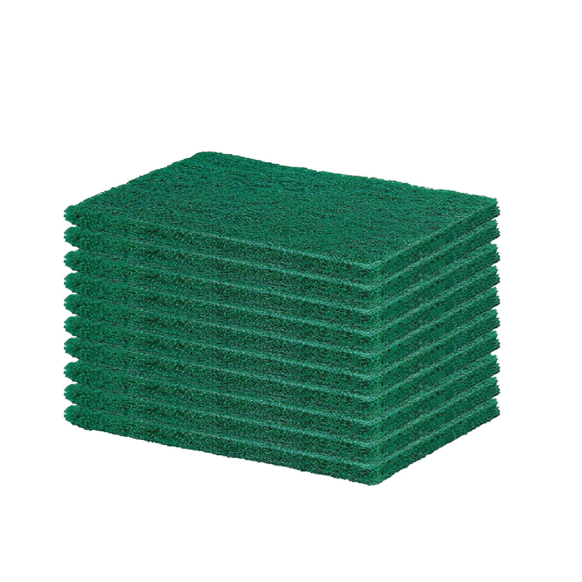 3410 Scrub Sponge Cleaning Pads Aqua Green  10pcs - Zidbik
