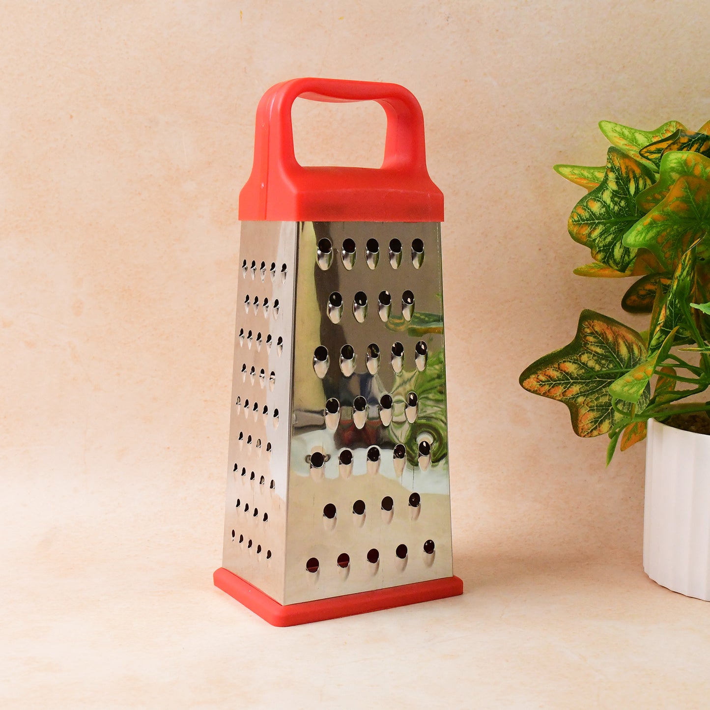 Supermom 5-in-1 Comfort Stainless Steel Grater And Slicer - Zidbik