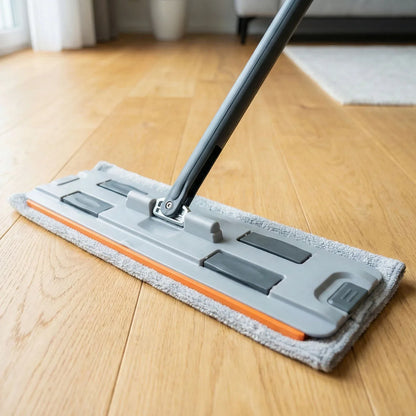 Big Size Flat Mop With Bucket Set (1 Set) - Zidbik