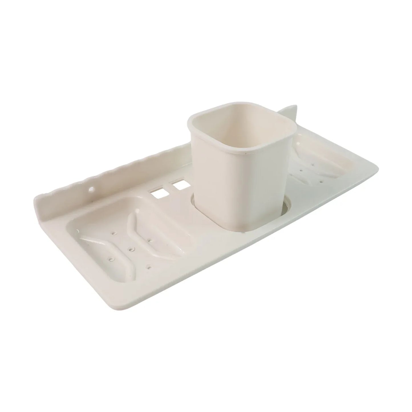 4 In 1 Wall-mounted Bathroom Organizer - (1 Pc) - Zidbik