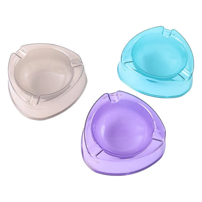 Oblivion Transparent Plastic Ashtray (Mix Color 1 Pc) - Zidbik