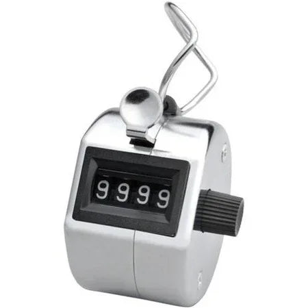 1550 4 Digits Hand Held Tally Counter Numbers Clicker - Zidbik