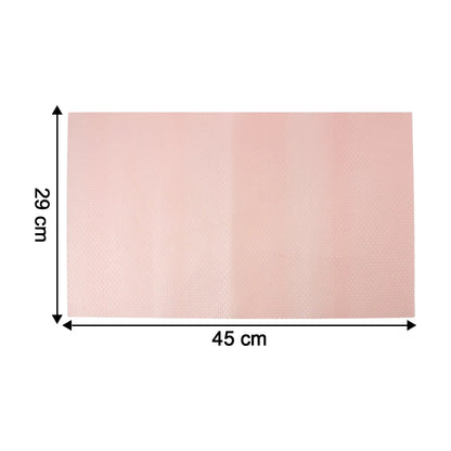 Transparent Plastic Fridge Mat 45 X 29 Cm (4 Pc) - Zidbik