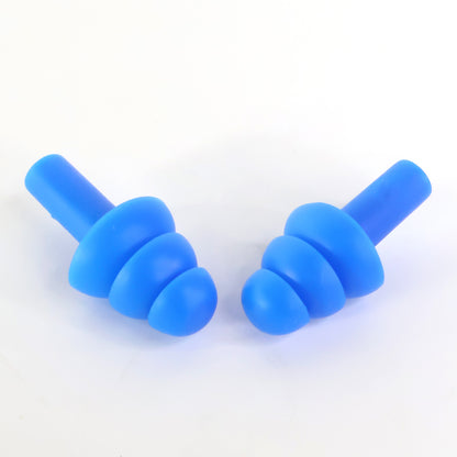 Reusable Silicone Swimming Ear Plugs - (Set) - Zidbik