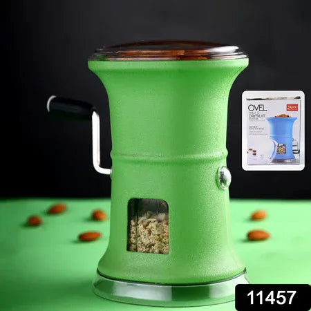Apex Ovel Manual Chilly Dry Fruit Cutter Grinder - Zidbik