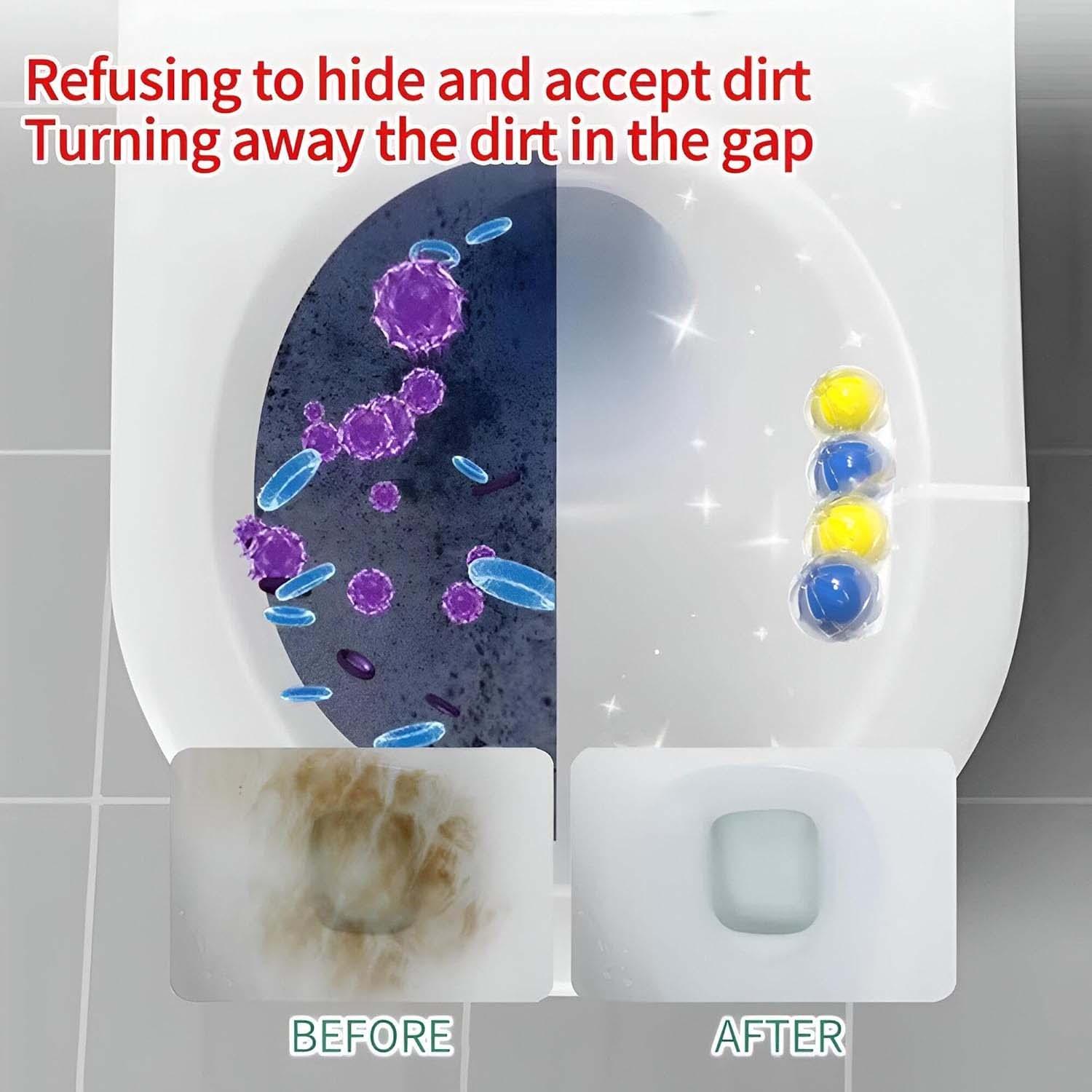 Toilet Cleaning Balls With Automatic Toilet Bowl Cleaner 1 Set - Zidbik