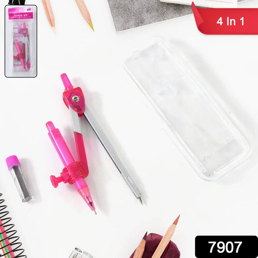 Student Geometry Compass Set (4 In 1) - Zidbik