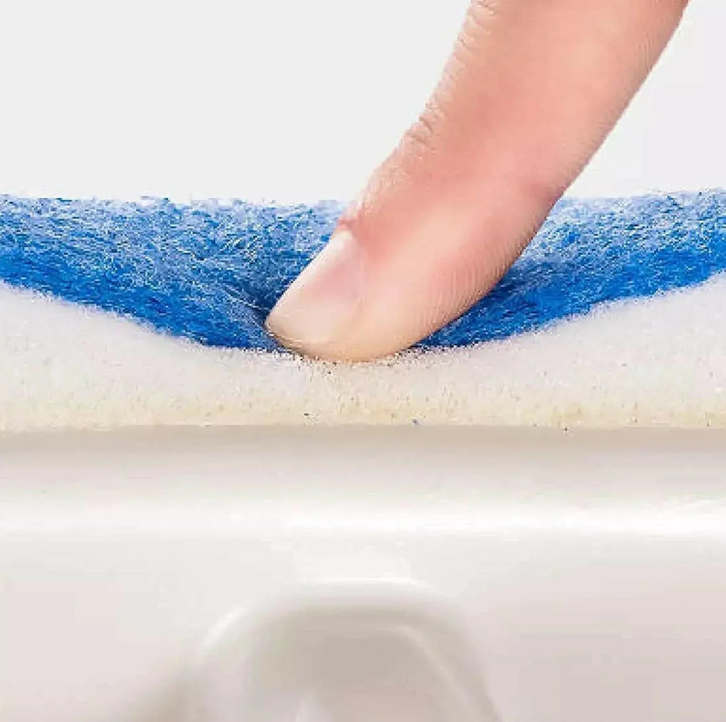7602 2 In 1 Glass Wiper Cleaning Brush Mirror Grout Tile Cleaner Washing Pot Brush Double-sided Glass Wipe Bathroom Wiper Window Glass Wiper - Zidbik