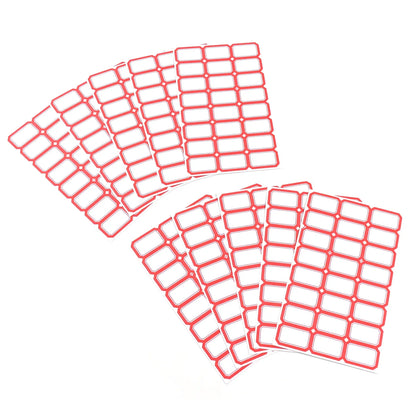 Multipurpose Blank Label Sticker Sheets Pack Of Sheets (10 Sheet Set) - Zidbik