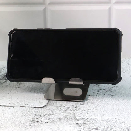 Stainless Steel Universal Mobile  Tablet Stand Holder - (1 Pc) - Zidbik