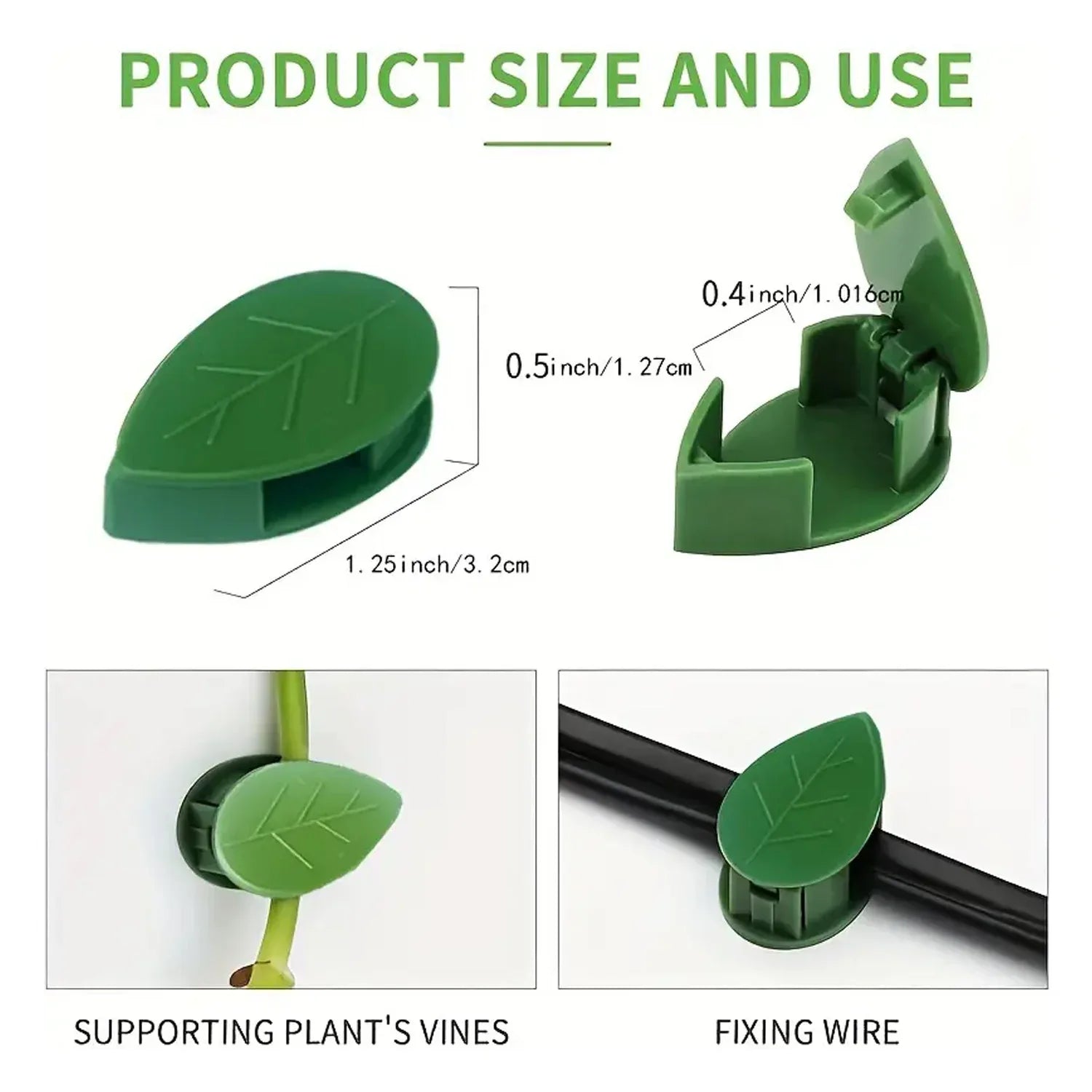 7348 Plant Climbing Wall Fixture Clip Self-adhesive Hook Vines Traction Invisible Stand Green Plant Clip Garden Wall Clip Plant Support Binding Clip Plants For Indoor Outdoor Decoration (10 Pcs Set) - Zidbik