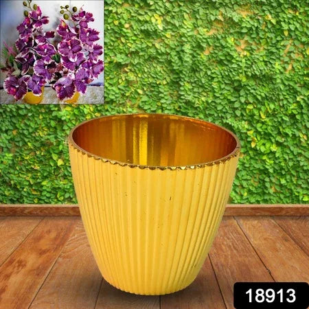 Plastic Flower Valencia (Pot) Home And Outdoor (1 Pc) - Zidbik