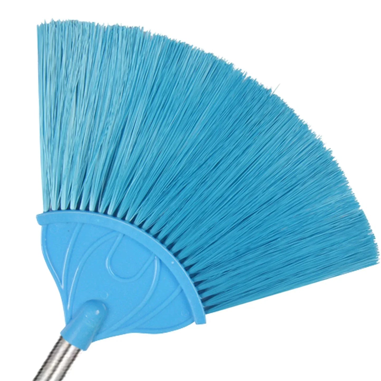 4699 Broom With Long Stainless Steel Rod And Extendable Cobweb Cleaner Stick - Zidbik