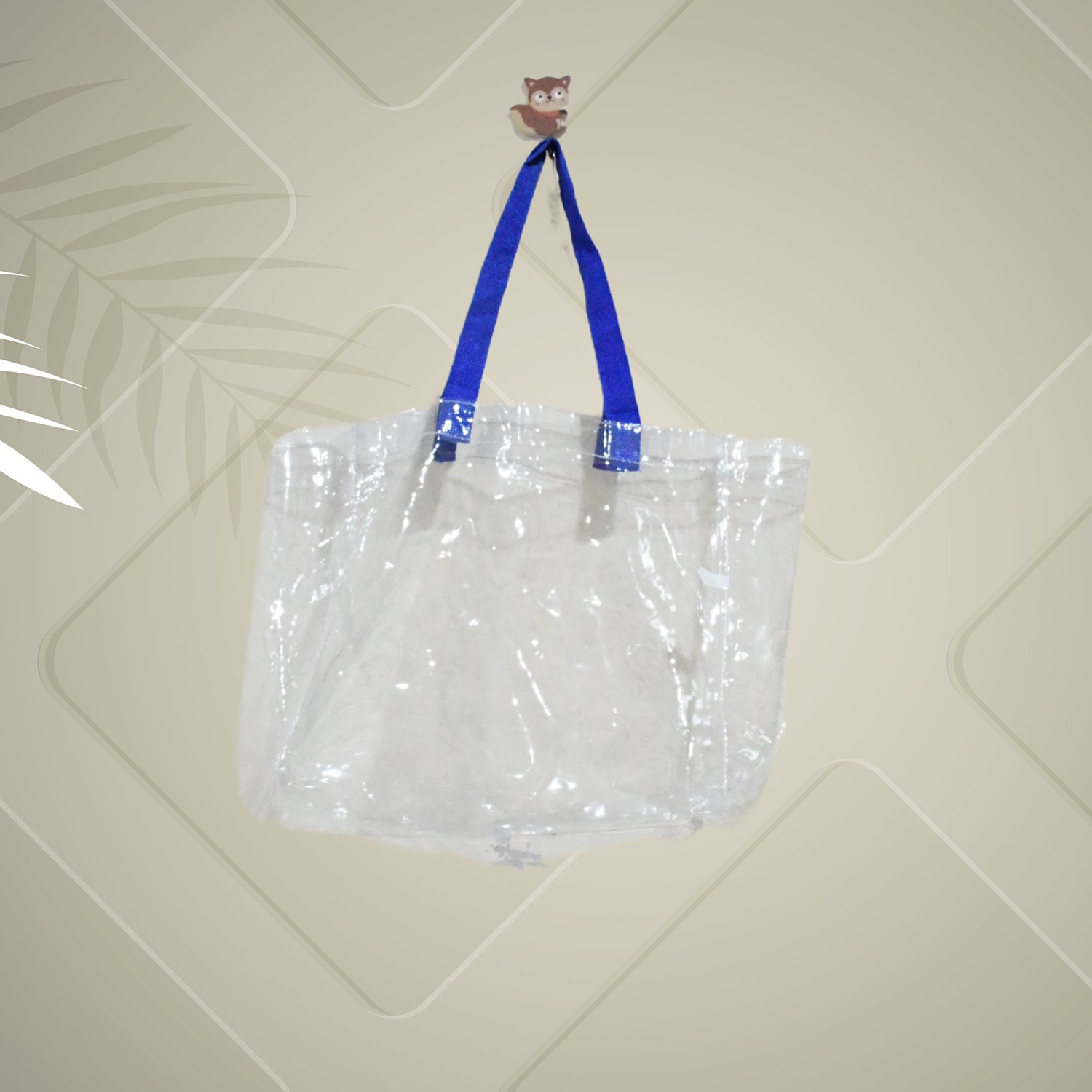 Multifunction Transparent Bag With Handle Bag (453014 Cm  1 Pc) - Zidbik