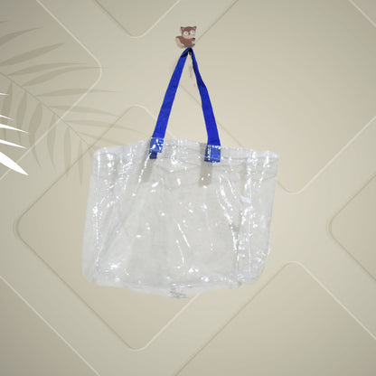 Multifunction Transparent Bag With Handle Bag (453014 Cm  1 Pc) - Zidbik