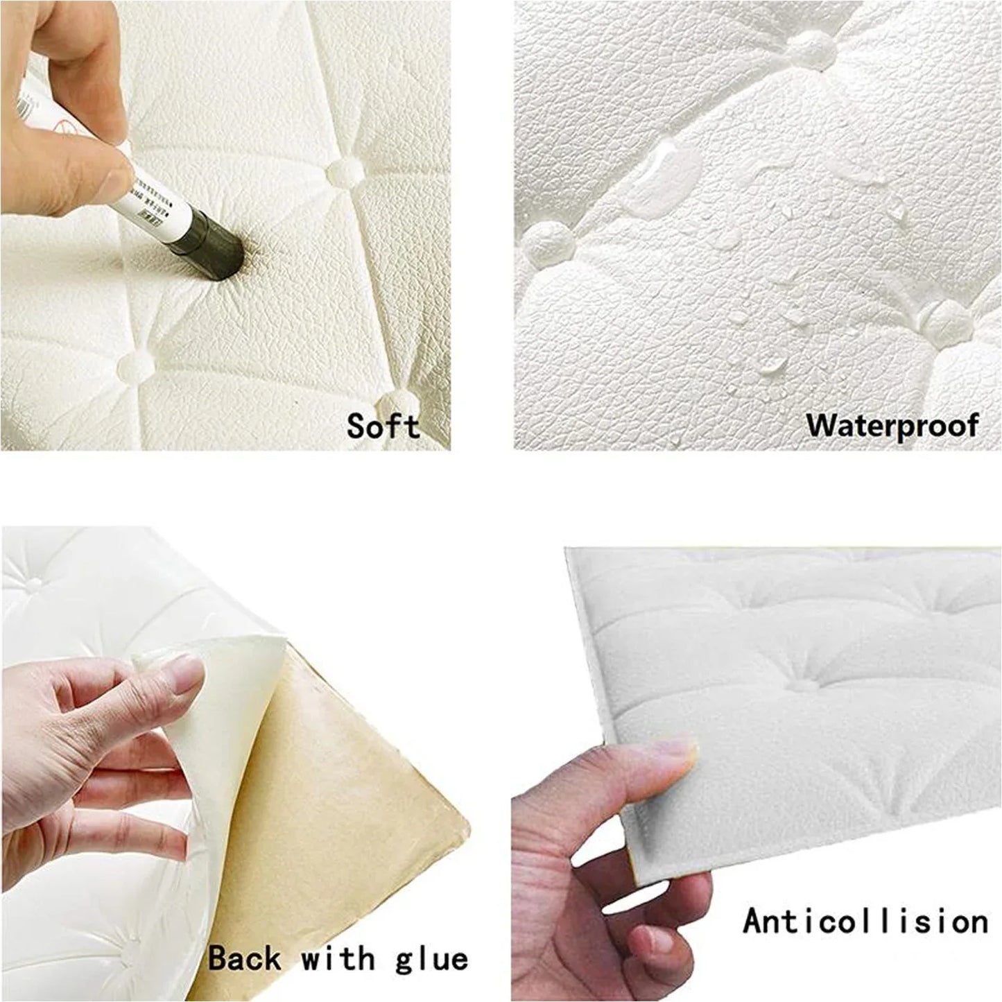 Mix Color 3d Adhesive Wallpaper - Zidbik