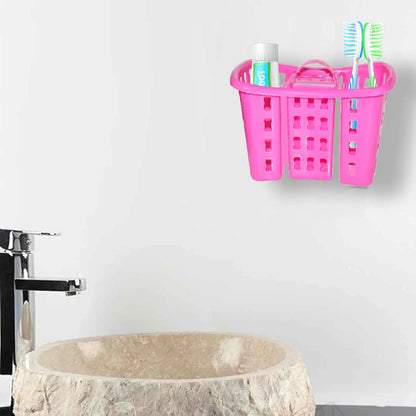 2450 Toothbrush Toothpaste Bathroom Organizer Stand 4-in-1 Holder - Zidbik