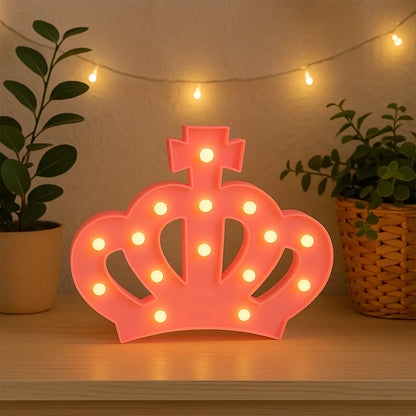 Crown Shape Led Decorative Night Light (1 Pc) - Zidbik