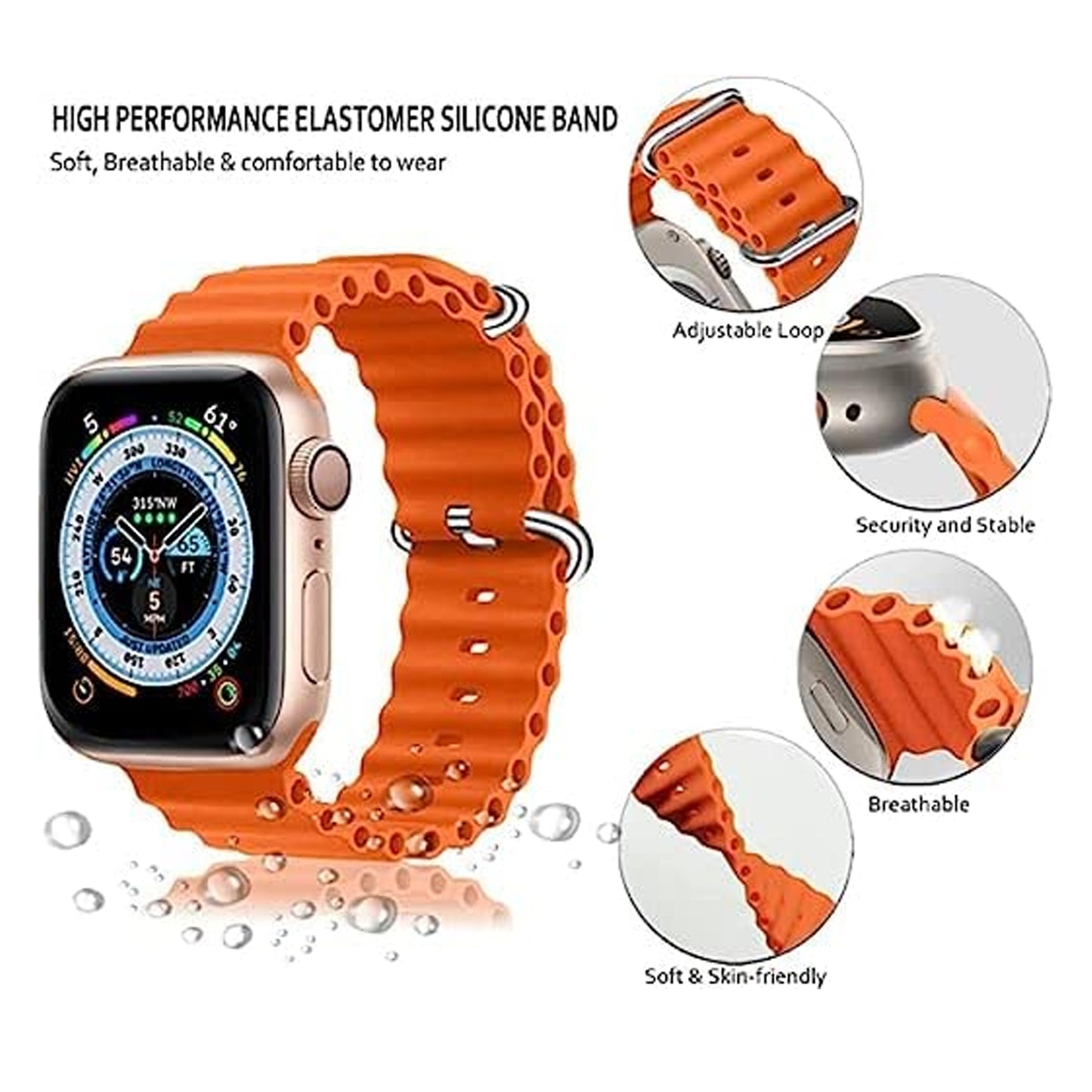 4523 Ultra Seris T800 Smart Watch Men  Female Smartwatch Bluetooth Call Wireless Charge Fitness Bracelet Watch Large 49 Mm Screen Smart Watch - Zidbik