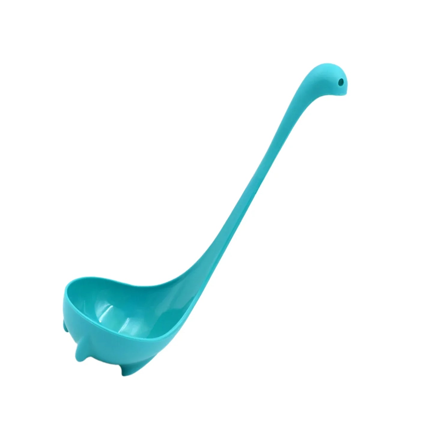 5871 Soup Spoon Creative Long Handle Standing Loch Ness Monster Colander Spoon Dinnerware Cooking Tools Kitchen Accessories - Zidbik