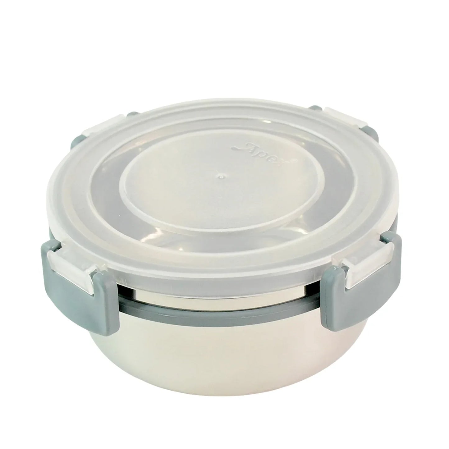 Apex Round Airtight Food Storage Container Approx 500 Ml (1 Pc) - Zidbik